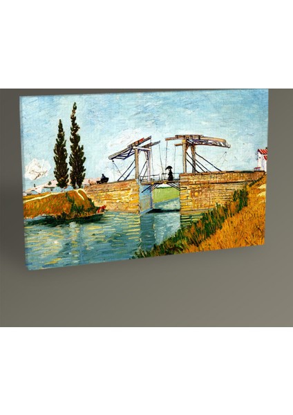 Vincent Van Gogh-The Langlois Bridge At Arles Tablo 30 x 20 cm