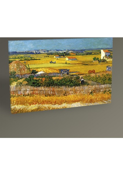 Vincent Van Gogh-The Harvest Tablo 30 x 20 cm