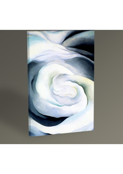 Georgia O'Keeffe Abstraction White Rose 30 x 20 cm