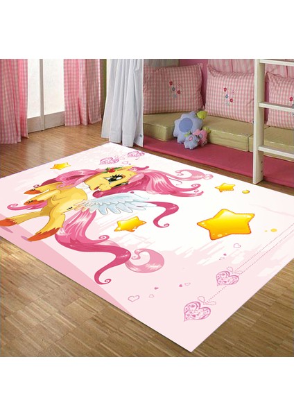 Miss Ponny Dijital Baskı Patchwork Çocuk Halısı