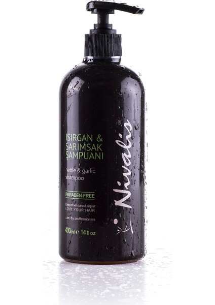 Nivalis Parabensiz Isırgan & Sarımsak Şampuanı 400ml