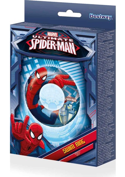 Ultimate Spiderman Swim Ring - Bestway 98003 Örümcek Adam Şişme Can Simidi 56 cm