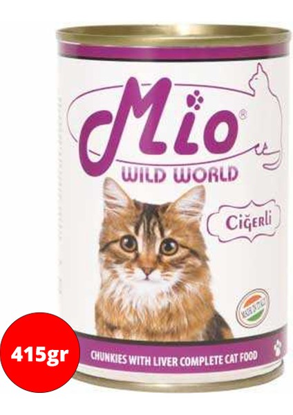 Kedi Konservesi 415Gr Ciğerli