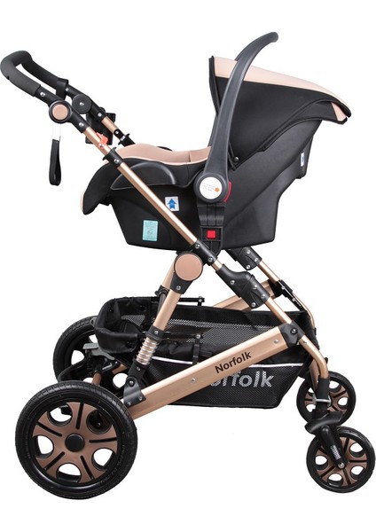 Baby Voyage Air Luxury 5 İn1 Travel Sistem Bebek Arabası - Kahve modelleri