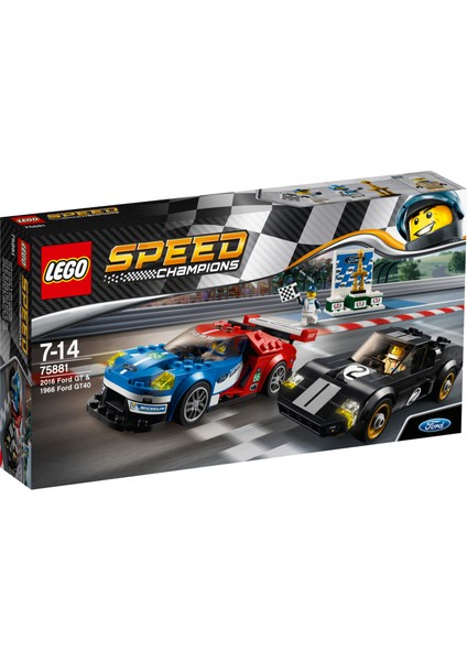 Speed Champions 75881 2016 Ford GT & 1966 Ford GT40