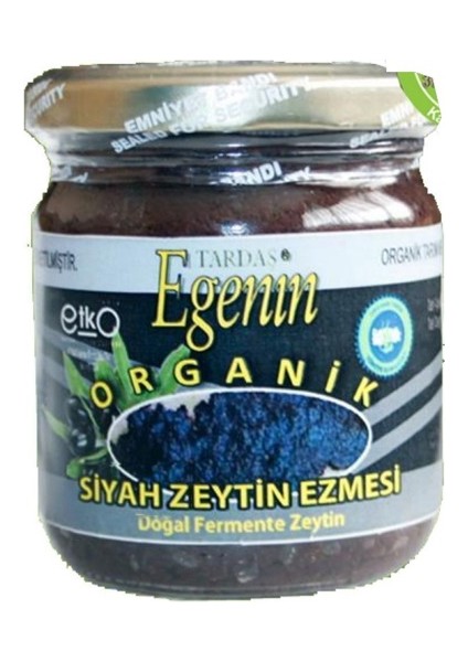 Organik Siyah Zeytin Ezmesi 195gr