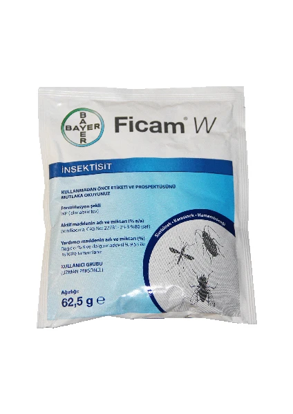 Bayer Ficam W Hamam Böceği Toz İlaç 62,50 Gr