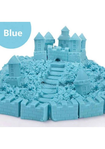 Kinetik Kum Kovalı Set Mavi Renk 1 kg + 6 Parça Oyun Kalıbı fiyatları