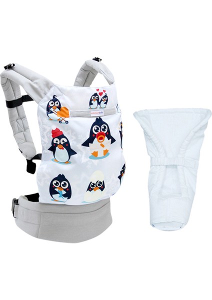 Mutlu Penguenler Yenidoğan Set Ergonomik Kanguru