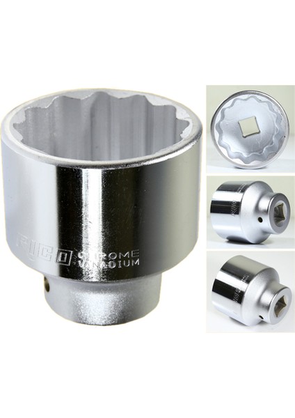 3/4'' 12 Köşe Ağır Lokma (60mm) On İki Köşeli