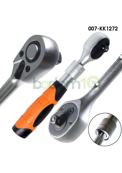 1/2'' 72 Dişli Uzatmalı Cırcır Kolu