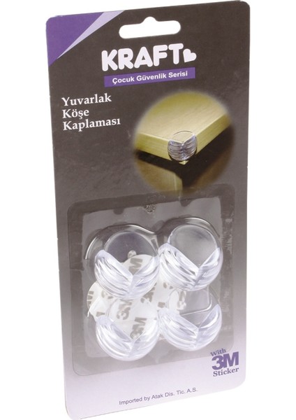 Yuvarlak Köşe Koruyucu (4'lü)