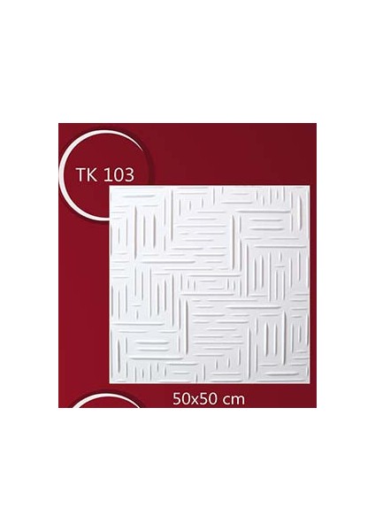 Yapıstore Tavan Ve Duvar Kaplama Çizgi 50X50 4.Ad 1.M2