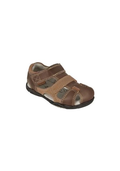 Joshua Leather Sandal Chocolate Brown Kahverengi Çocuk Ayakkabı