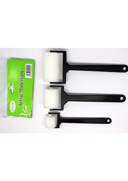 Sünger Rulo Fırça 3 Lü Set