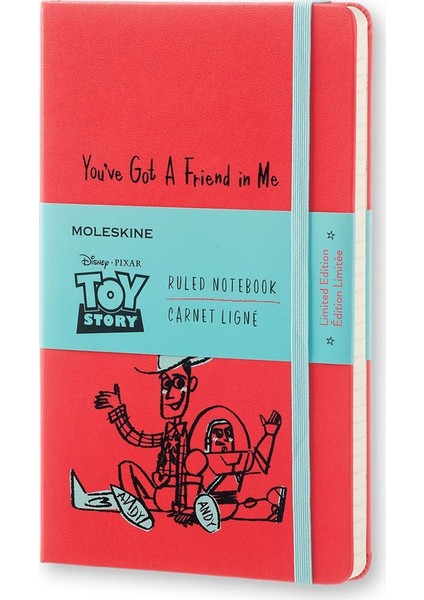 Toy Story Büyük Boy Sert Kapak Çizgili Defter Letsqp060F