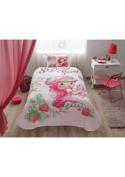 Tek Kişilik Strawberry Shortcake Amazing Pike Takımı