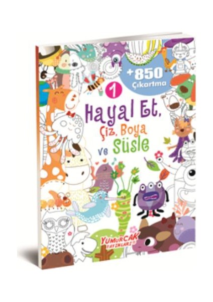 Hayal Et Çiz Boya Ve Süsle 1