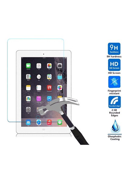 EssleenaApple İpad Pro 9.7 Tempered Glass Cam Koruma