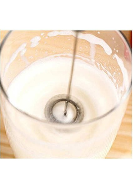 Mini Pilli Portatif Karıştırıcı Mikser Cappuccino Mixer
