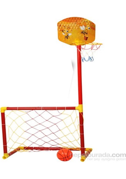 Cocuklar İçin Basketbol Potalı Futbol Kalesi