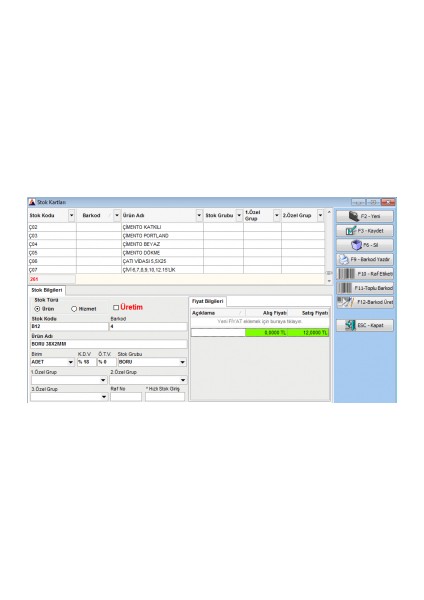 Barkodlu Satış Mağaza Programı- Aves Ticari Eko Lab