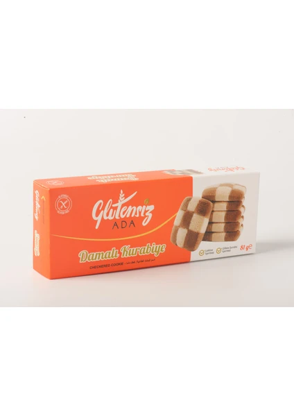 Glutensiz Ada Damalı Kurabiye 81 gr