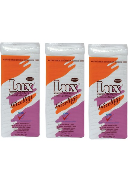 Lux Pamuk 200gr 3'lü