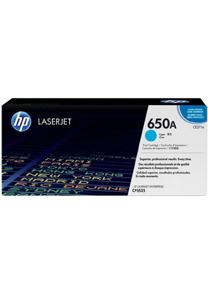 Ce271Ac Sözleşmeli Mavi Toner