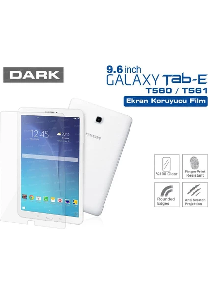 Samsung Galaxy TAB E 9.6" T560 / T561 / T562 Ultra Şeffaf Ekran Koruyucu Film (DK-AC-SMSP9602)