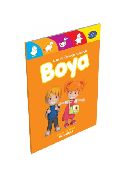 Lisa İle Örneğe Bakarak Boya - Hayvanlar