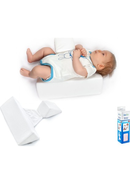 Bebek Güvenli Uyku Yastığı Beyaz