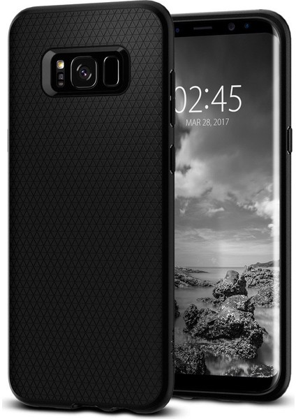 Samsung Galaxy S8 Plus Kılıf Liquid Air Black - 571CS21663