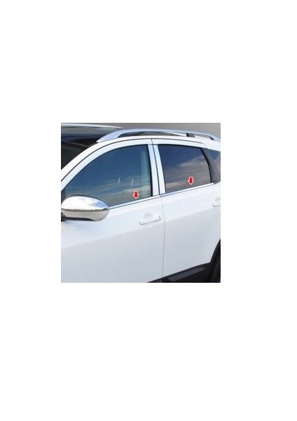 Nissan Qashqaı Krom Cam Çıtası 4 Parça 2007*2014 Arası Paslanmaz Çelik