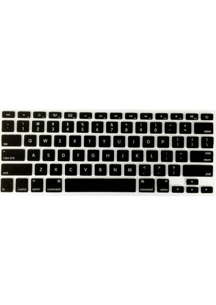 Apple Macbook Pro Retina 15.4 Kılıf 2İn1 Silikon Mat + Klavye Koruyucu Türkçe