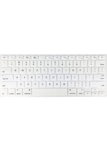 Apple Macbook Air 13.3 Kılıf 2İn1 Silikon Mat + Klavye Koruyucu Türkçe