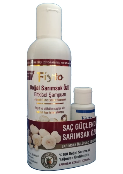 Sarımsak Özlü Şampuan 500 ml 1 Kutu