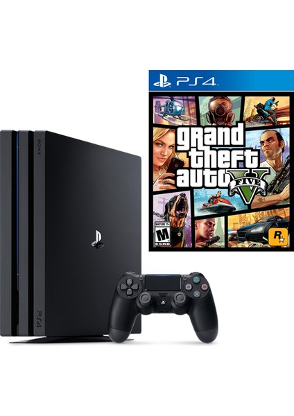 Playstation 4 Pro 1 Tb + Gta 5