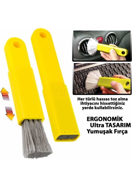İnce Detay Toz Fırçası