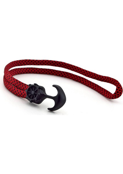 Siyah Çapa Kırmızı Paracord Erkek Bileklik Bx259 fiyatları