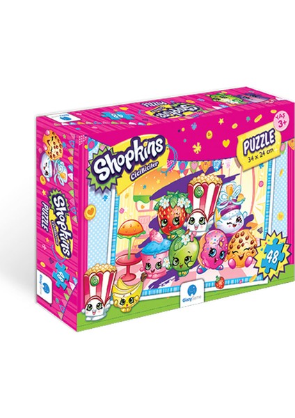 Shopkins 48 Parça Çocuk Puzzle