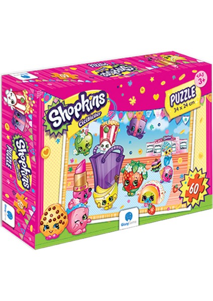 Shopkins 60 Parça Çocuk Puzzle