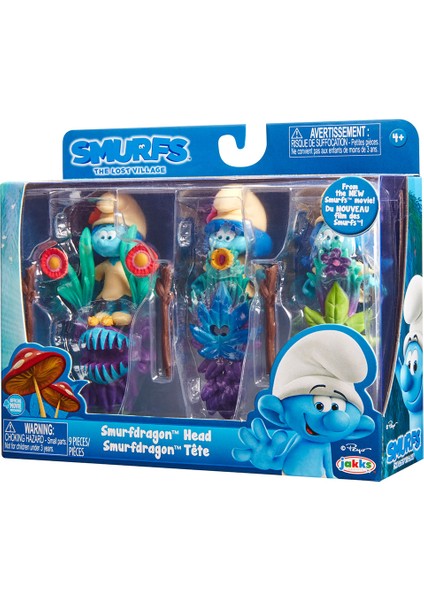 Kayıp Köy Smurfstorm 3'lü Figür Set Model 2