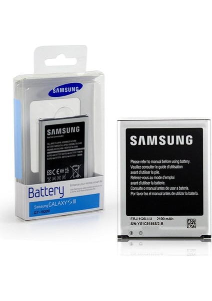 Samsung i9300 Galaxy S3 Batarya 2100mAh EB-L1G6LLU