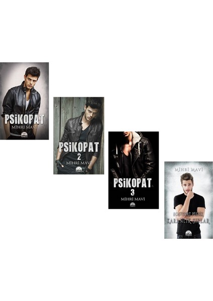Psikopat - Psikopat 2 - Psikopat 3 - 4 Kitap - Mihri Mavi