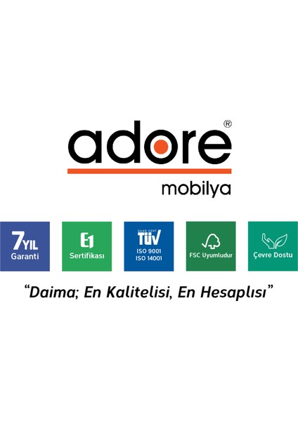 Dekoratif Duvar Rafı - Kırmızı