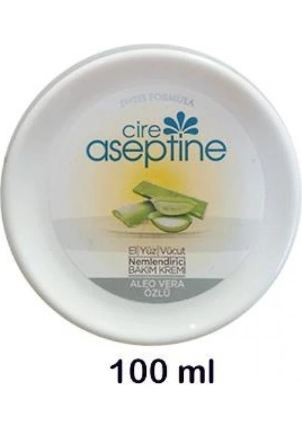 Cire Aseptine Aleo Vera Özlü Krem 100 Ml x3 Adet