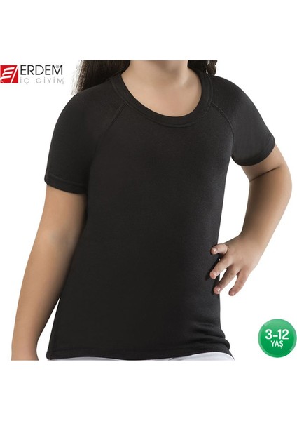 Erdem Termal Kısa Kollu Çocuk Body-Siyah fiyatları