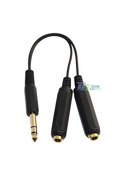Stereo Erkek Çoklayıcı 6.3 Mm