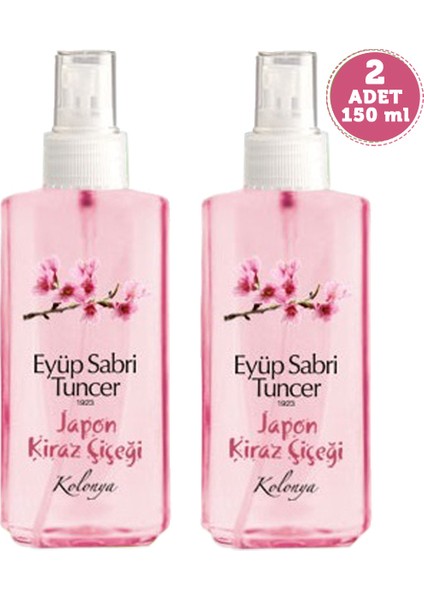 Japon Kiraz Çiçeği Sprey Kolonya 150 ml x 2 Adet